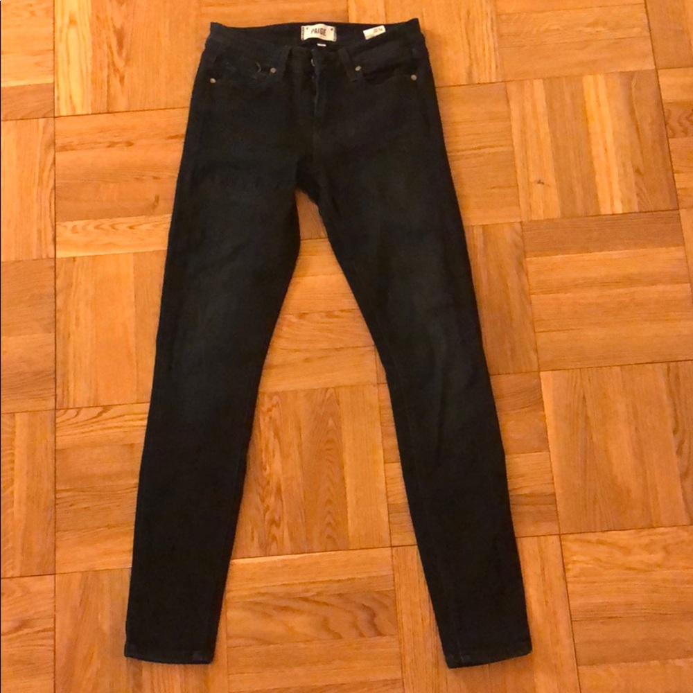 Paige blue skinny jeans